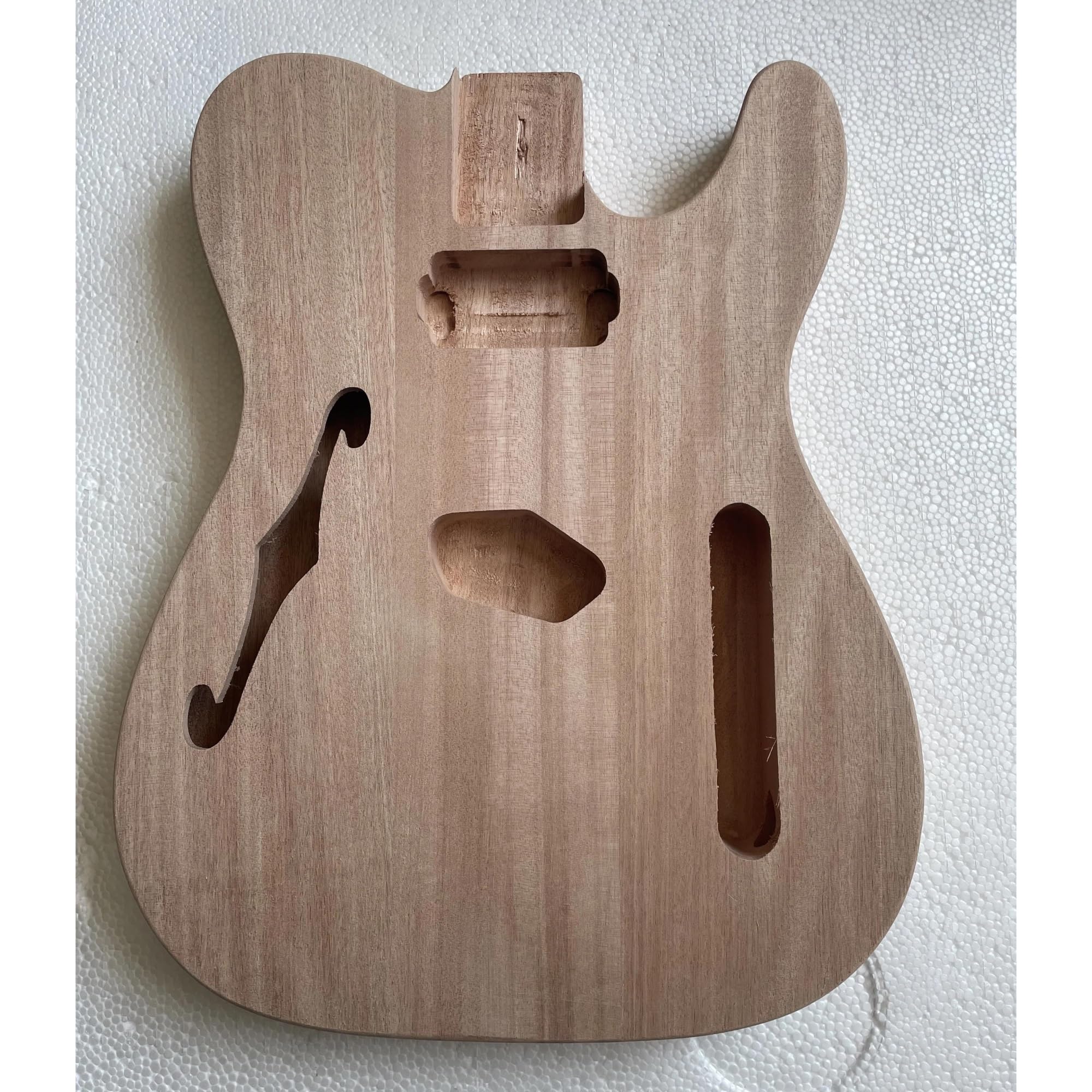 Unfinished Guitar Body Blank Mahogany Body For TL Electric Guitar HH HS SS Pickup Hole Position(HS)