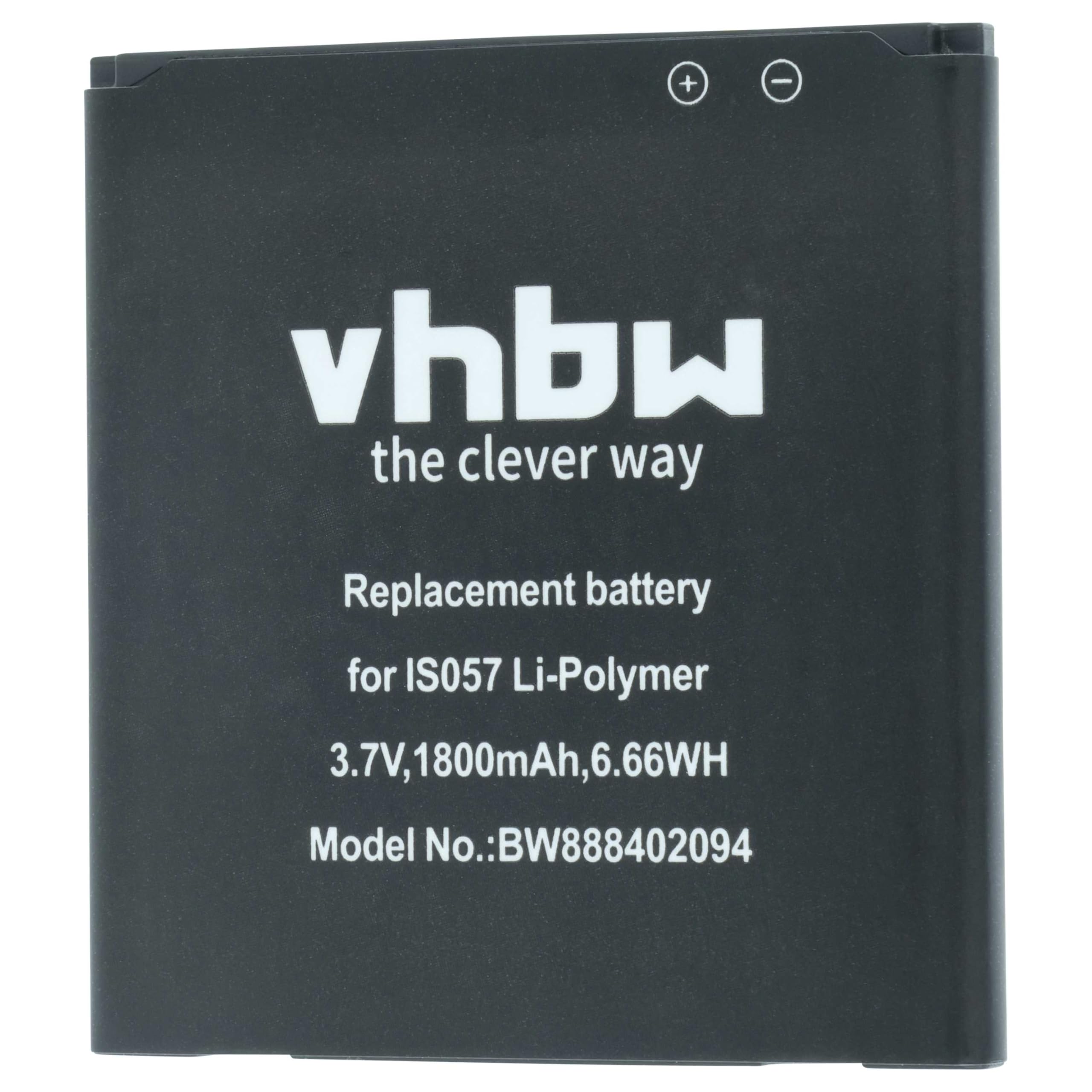 vhbw Batterie Compatible avec Angelcare AC327, AC320, AC527, AC337 Scanner de Code-Barre POS (1800mAh, 3,7V, Li-polymère)