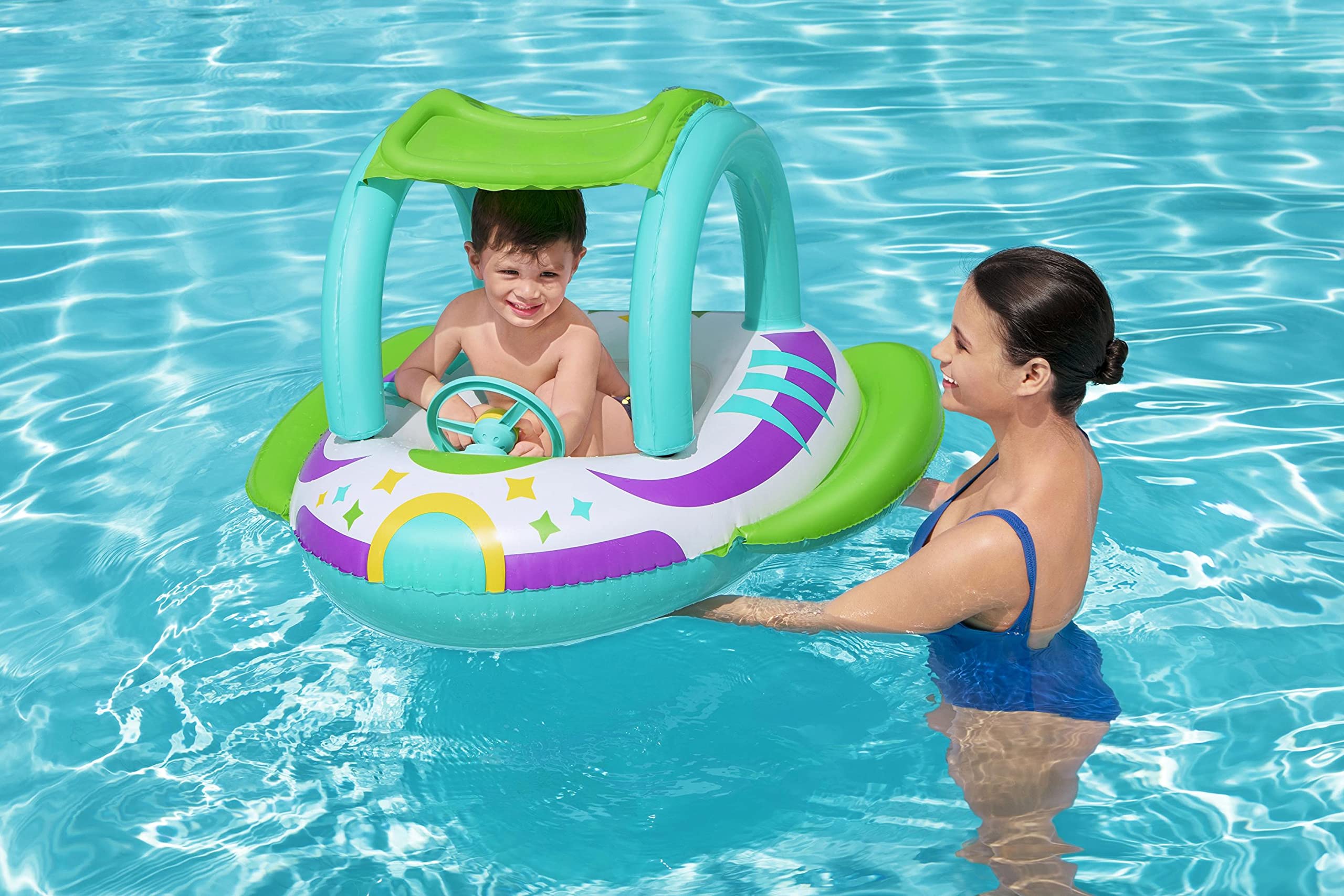 Bestway Inflatable Fox Float for Kids | Swimming Pool Inflatable, Swim Float, Pool Toys for Boys and Girls