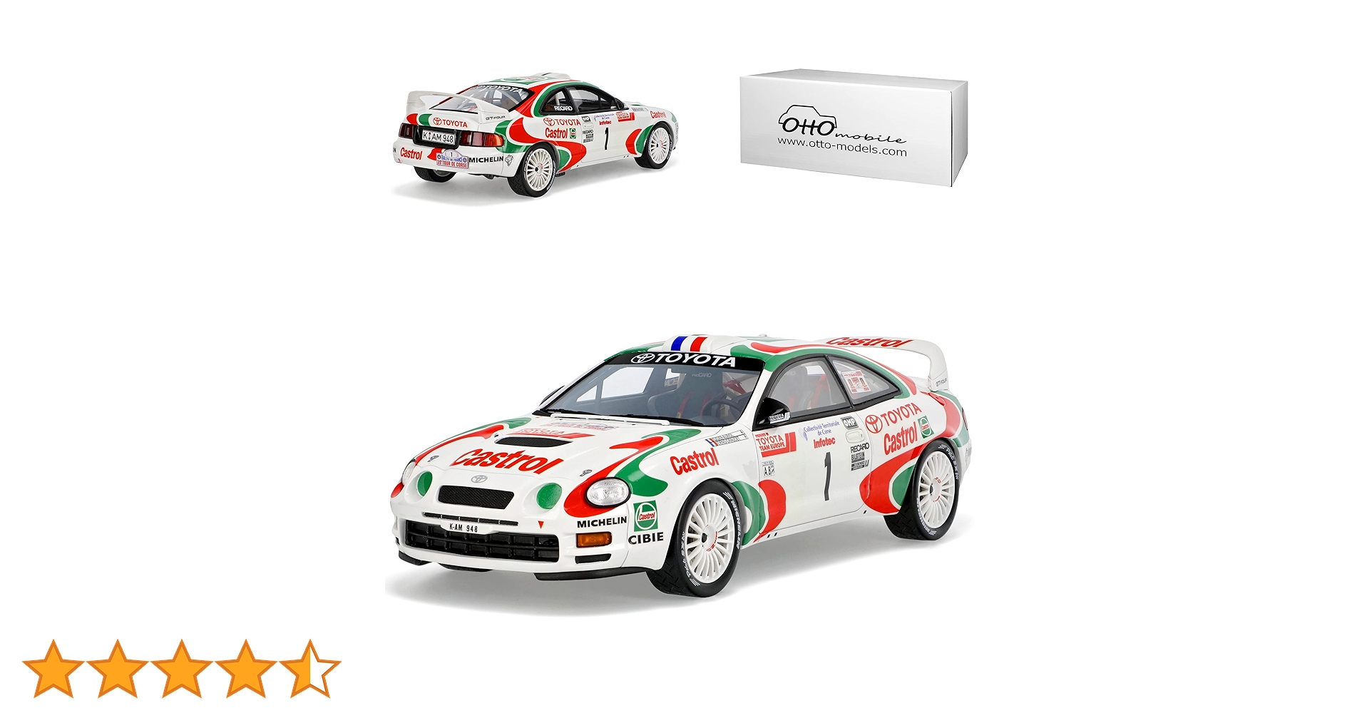 1/18 OttO mobile トヨタ　セリカ　GT-FOUR ST205 1:18 Toyota Celica GT-Four ST205 by Otto Mobile - YouTube