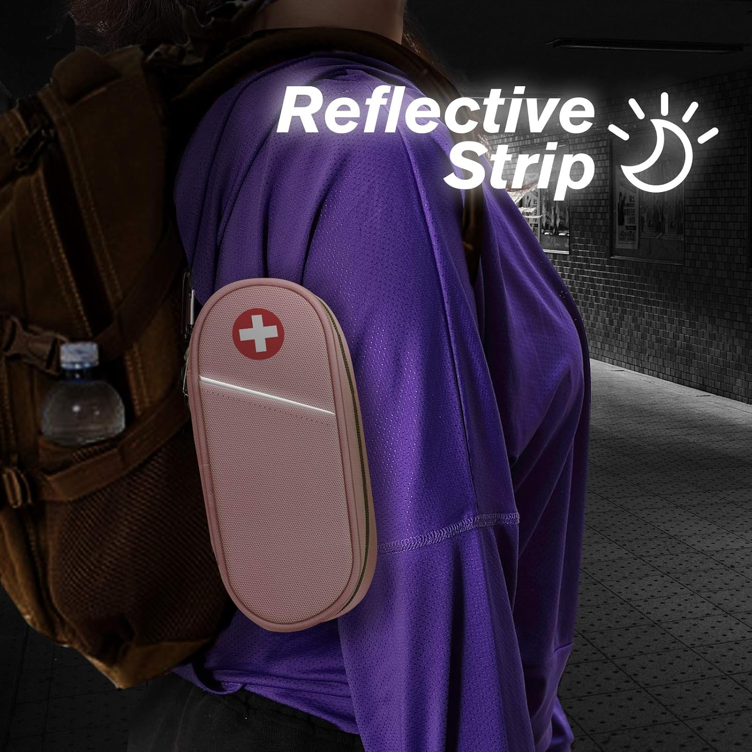 SITHON Medical Carrying Case Insulated Pink & Ice Packs Bundle