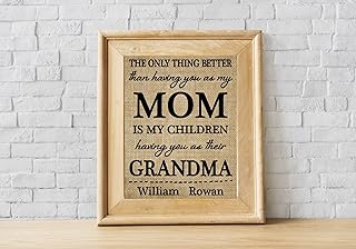 Father's Day Gift for Husband -"The only thing better than having you as my HUSBAND is our children having you as their DAD", gift from Wife - 2U(Frame and matte not Included)