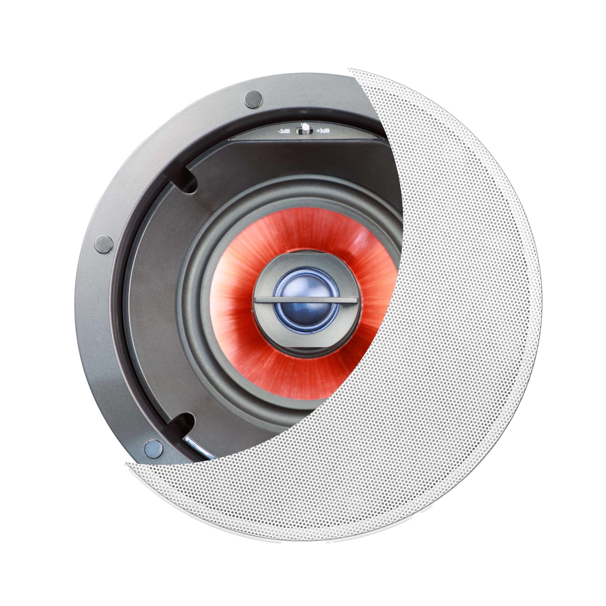 Acoustech BIC America AU810 8-inch Two-Way Thin Bezel Ceiling Speaker (Single)