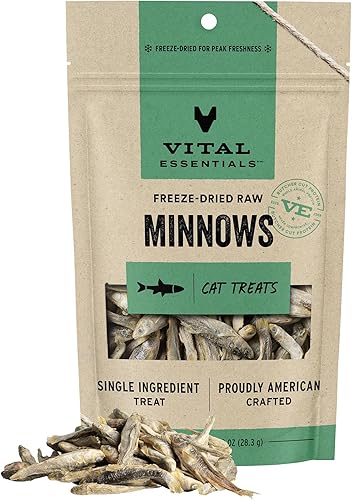 Miniatura 23 de Vital Essentials - Golosinas liofilizadas crudas de un solo ingrediente para gatos, hígado de pato, 0.9 oz