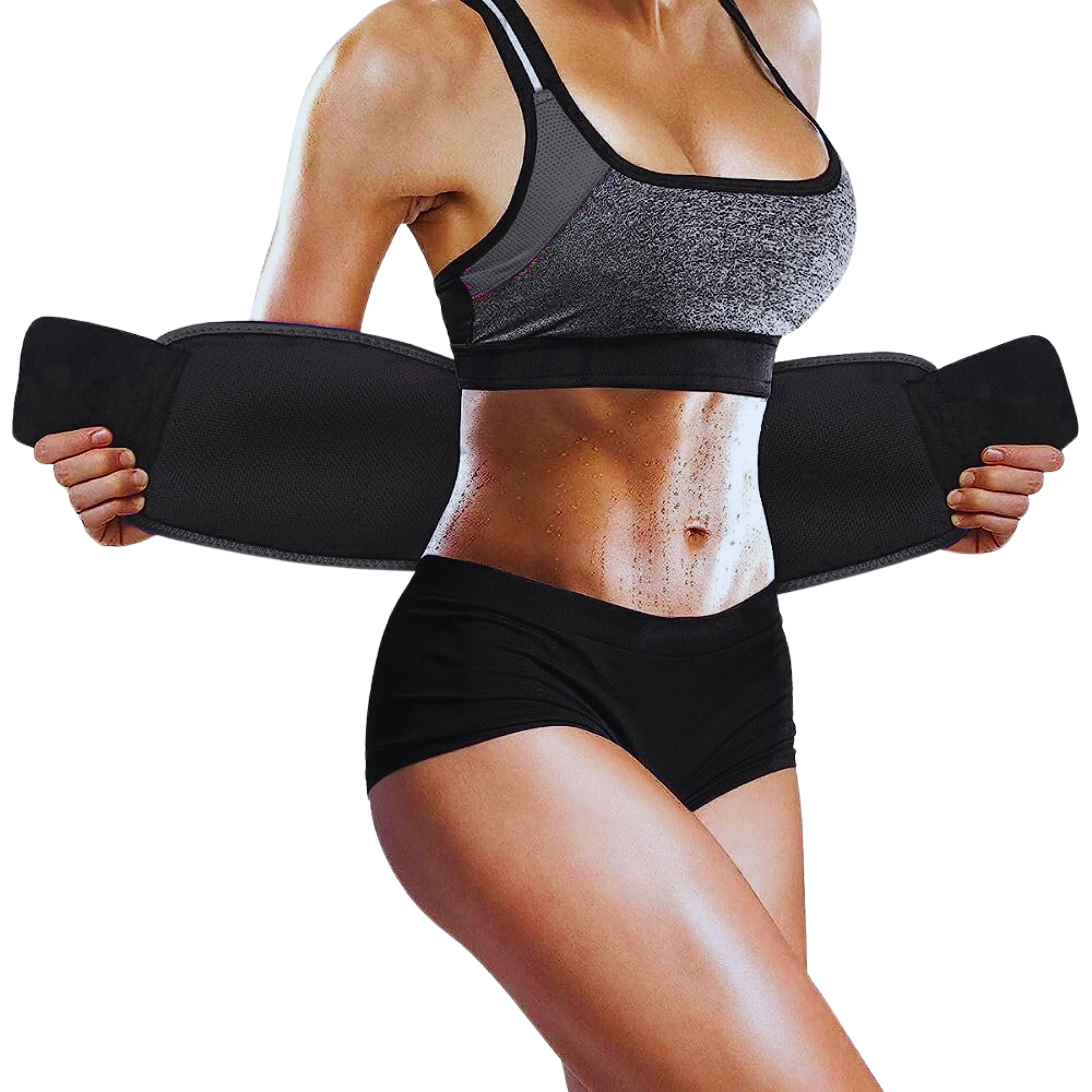 Weight lose belt fat lose belt pet kam karne ki belt patla hone ka belt sweat slim belt hot belt yoga belt,GYM BLET exercise belt tummy trimmer belt for men & women (Free size, Pack of 1) (PE-056)-image-28