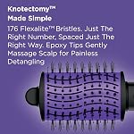 The Knot Dr. pour Conair BC116C Démêlant chaud Air Brosse, Styler humide/sec, Brosse à sécheuse en rose, Brossez 3 Réglages de chauffage, 1000 Watts, sec, de style et de volumisation
