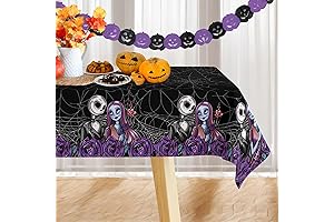 Nightmare Before Christmas Tablecloth for Eerie Halloween Decorations