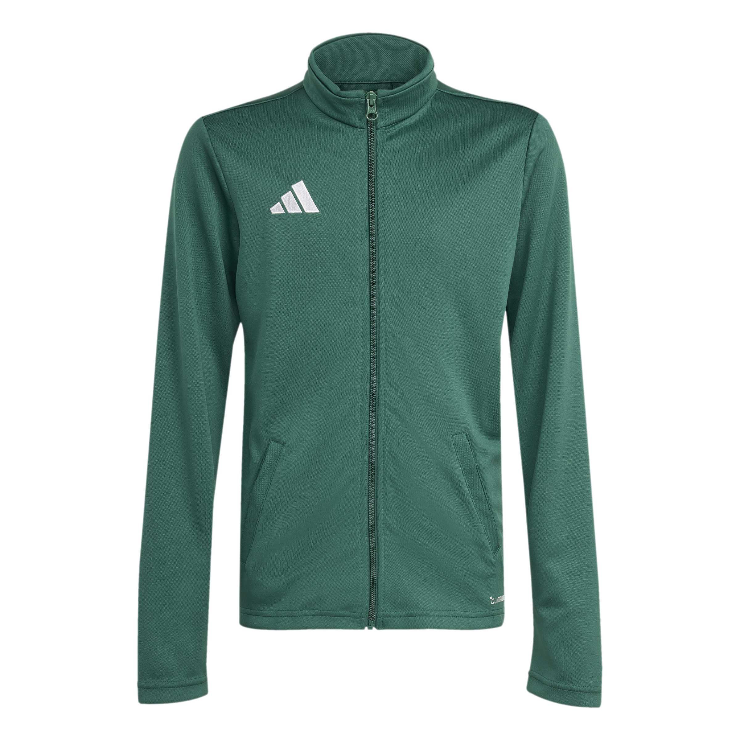 adidas Unisex Kids Entrada26 Track Kids Sweatshirt, team dark green/white, 15-16 Years