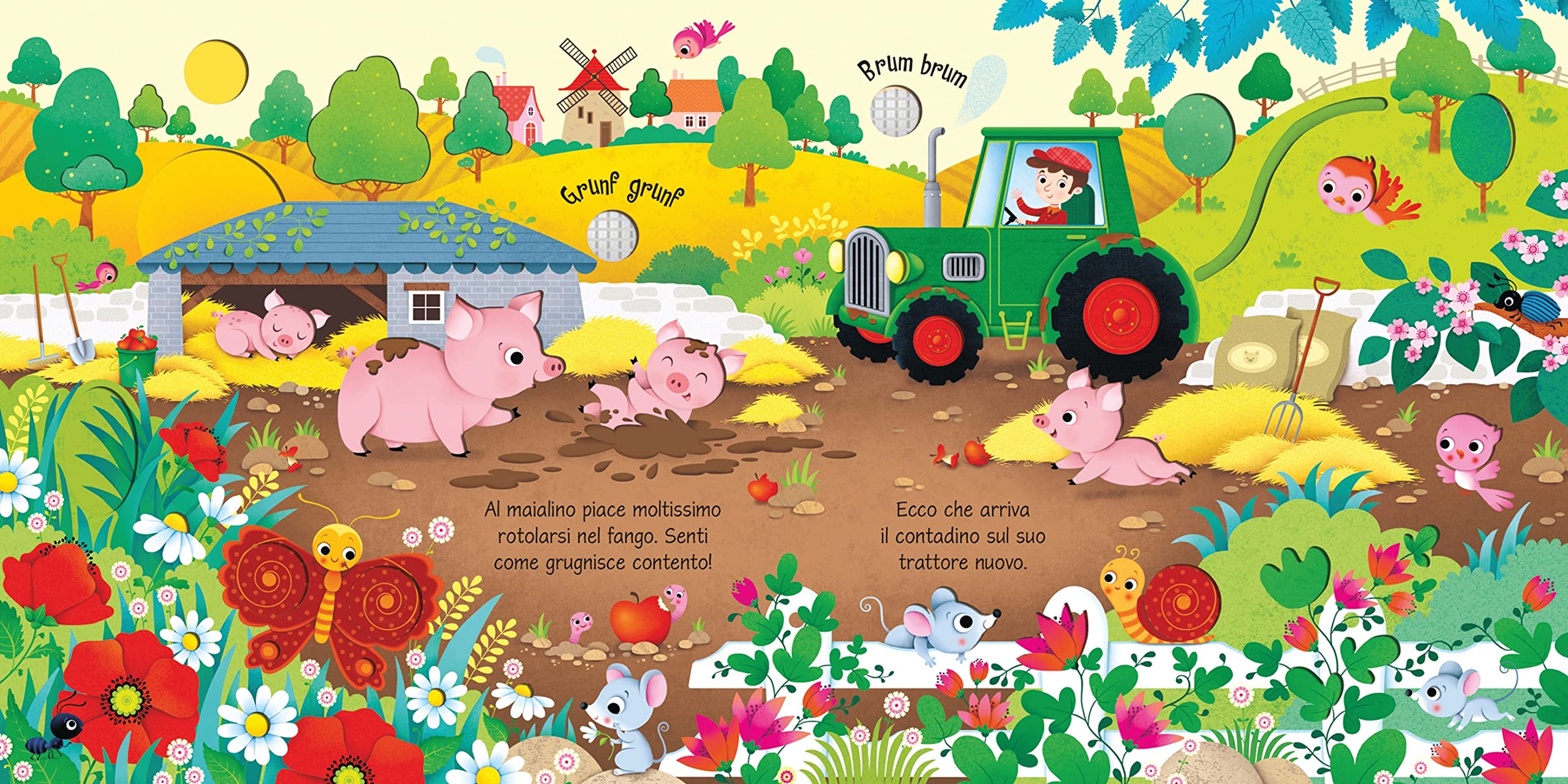 Libri tattili sonori - Nella fattoria