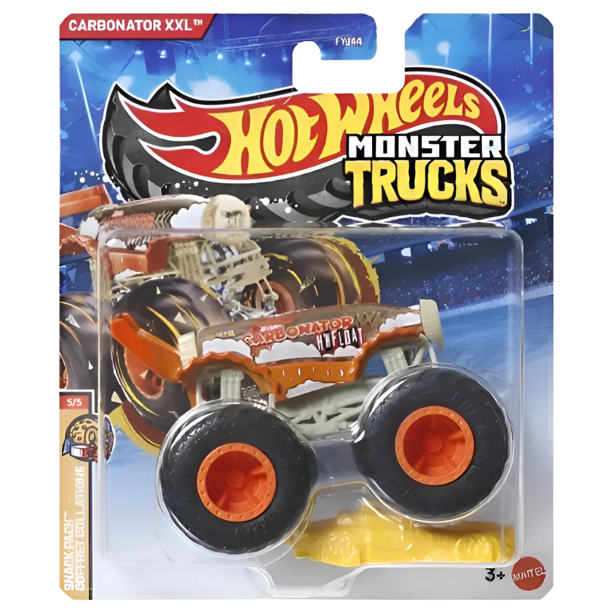 Hot Wheels Monster Trucks - (Carbonator XXL JDP93), Length: 3cm, Width: 2cm, Height: 1cm