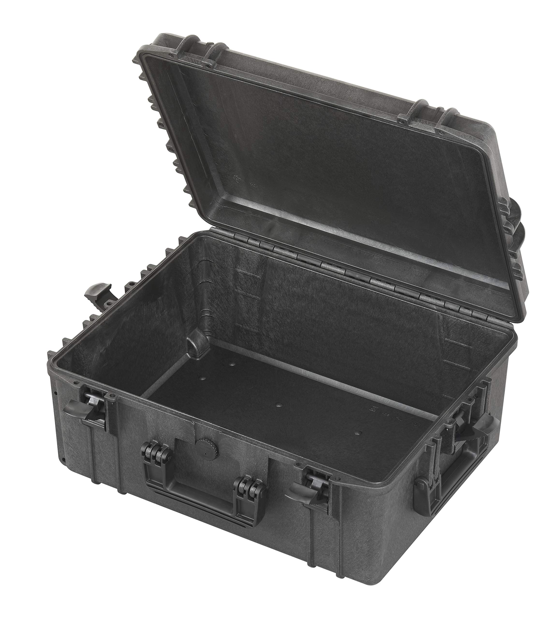 MAX Cases - MAX540H245.079 Negro - Maleta hermética vacía - Dimensiones internas 538 x 405 x 245 mm