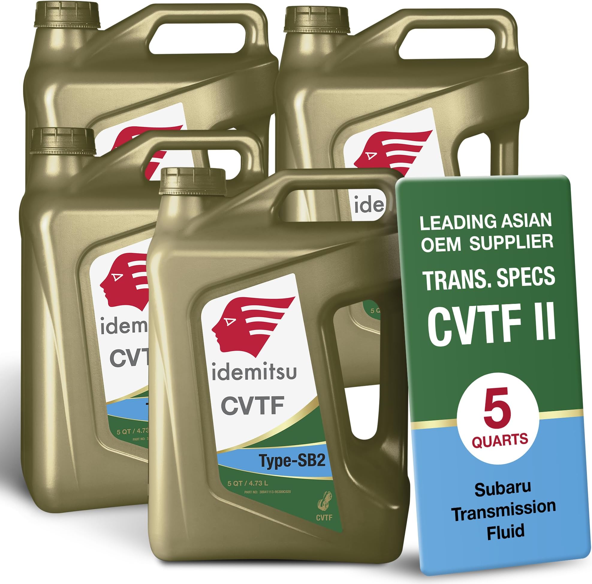 Idemitsu CVT Transmission Fluid Type SB2 – 5 Quart, Case of 4 | Designed for Enhanced Performance and Protection for Subaru Transmissions