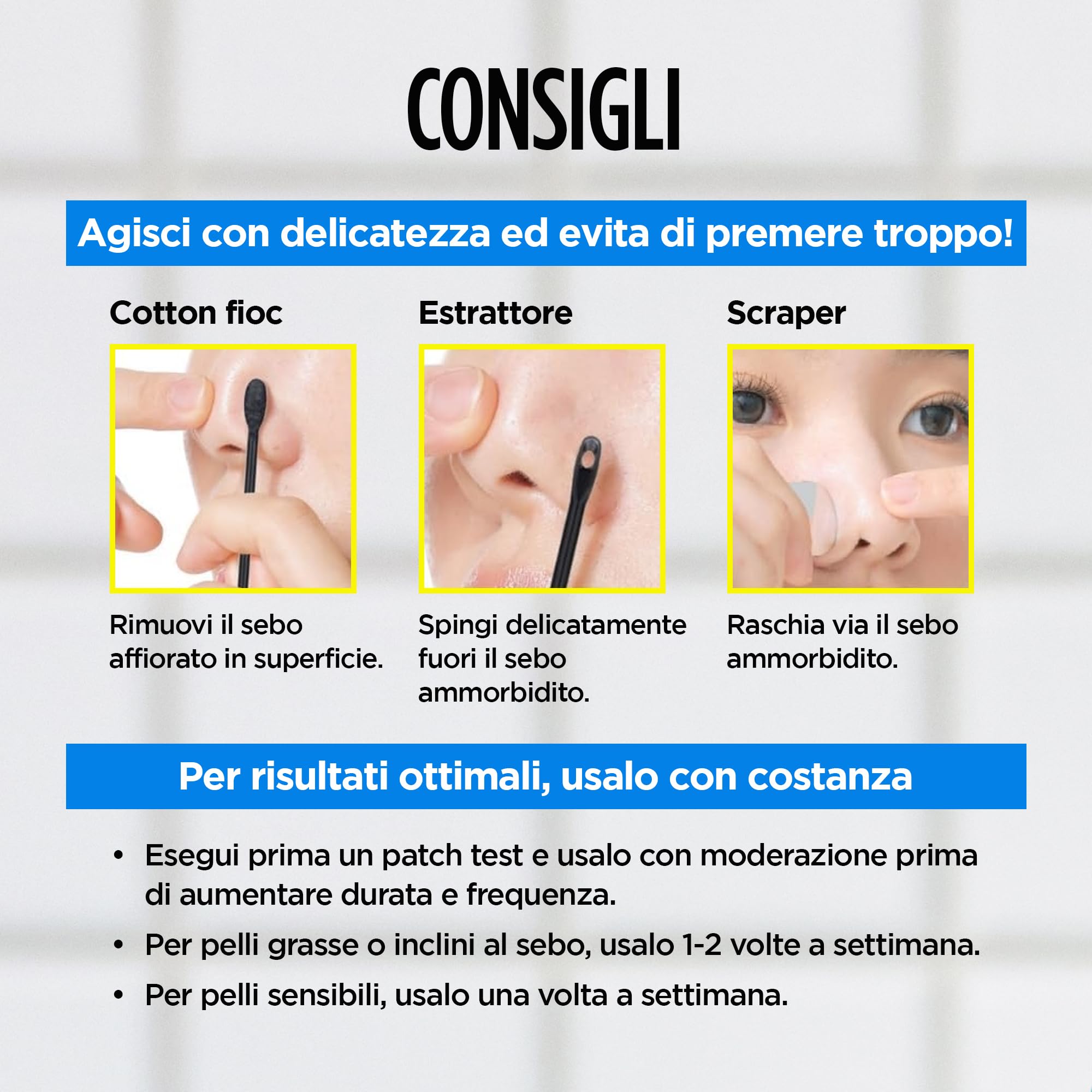 JUMISO Set Di Dischi Di Cotone Ammorbidenti Per Rimuovere Punti Neri - Cura Coreana Dei Pori, Esfoliazione Con Pha, Acqua Di Hamamelide, Tea Tree E Cipresso, Controllo Sebo. Kit Completo 150