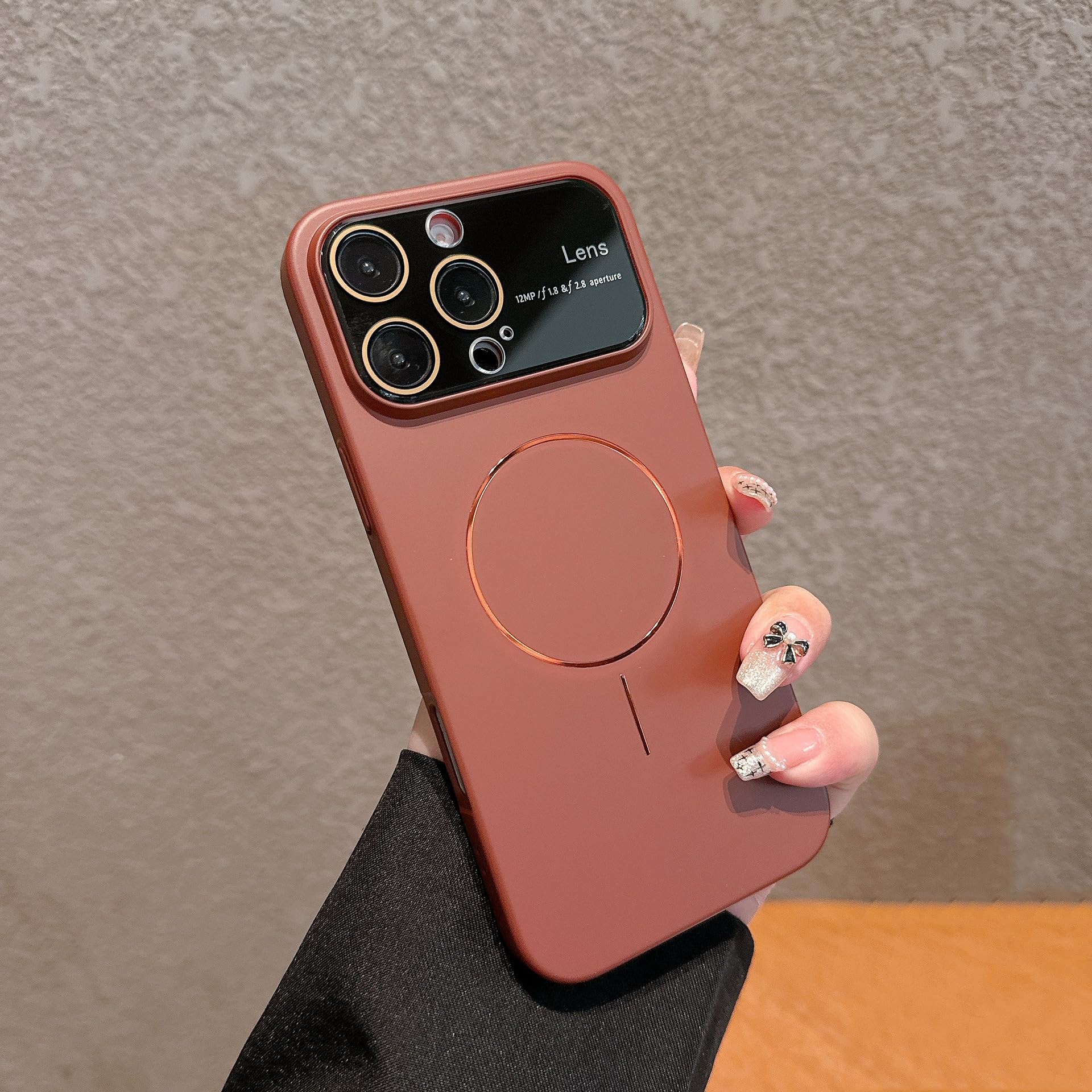 Coque silicone liquide iPhone 14 magnétique protection tendance - 8