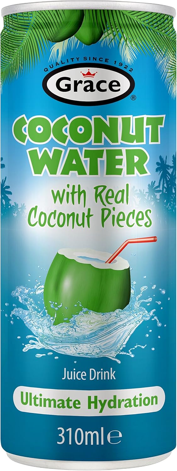 Grace Coconut Water with Real Coconut Pieces, 310ml Amazon.co.uk Grocery