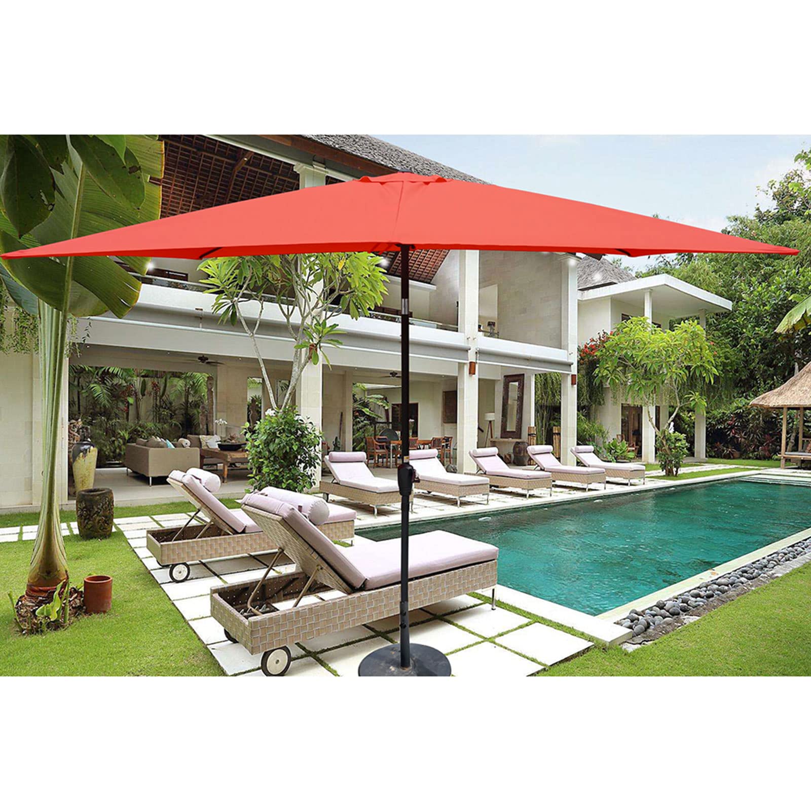belham living 6.2 x 9.6 ft rectangular patio umbrella Amazon.com : BILEK 6 x 9ft Patio Umbrella Outdoor Rectangular Market  Umbrella, Waterproof Tilt Umbrella with Crank and Push Button Tilt, Quick  Installation, Best Choice for Garden, Lawn, Deck, Backyard & Pool :