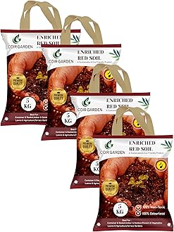COIR GARDEN - Enriched Pure Red Soil for Plants (20 KG) | Organic Gardening Fertilizer for Plants | Manure for Home Gardening