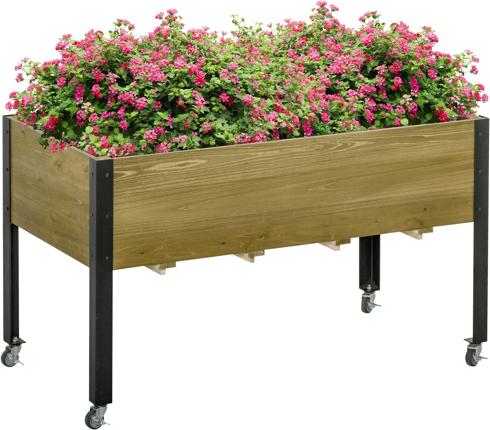 Habau Hochbeet"Kompakt" mit Ablage, 60 x 45 x 89 cm, natur Amazon.de