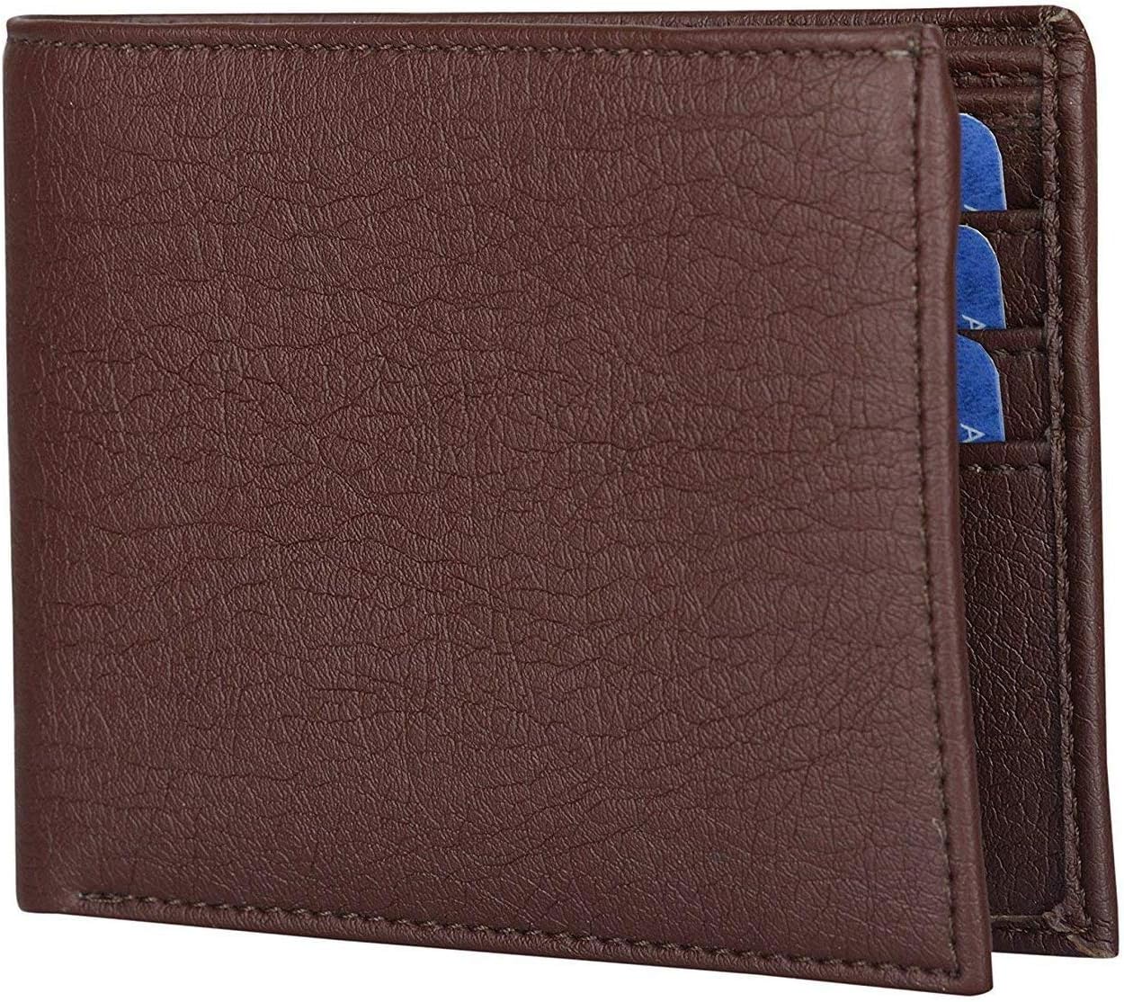 KEZRO Brown Acrylonitrile Butadiene Styrene Men's Wallet (ALB2BRN)