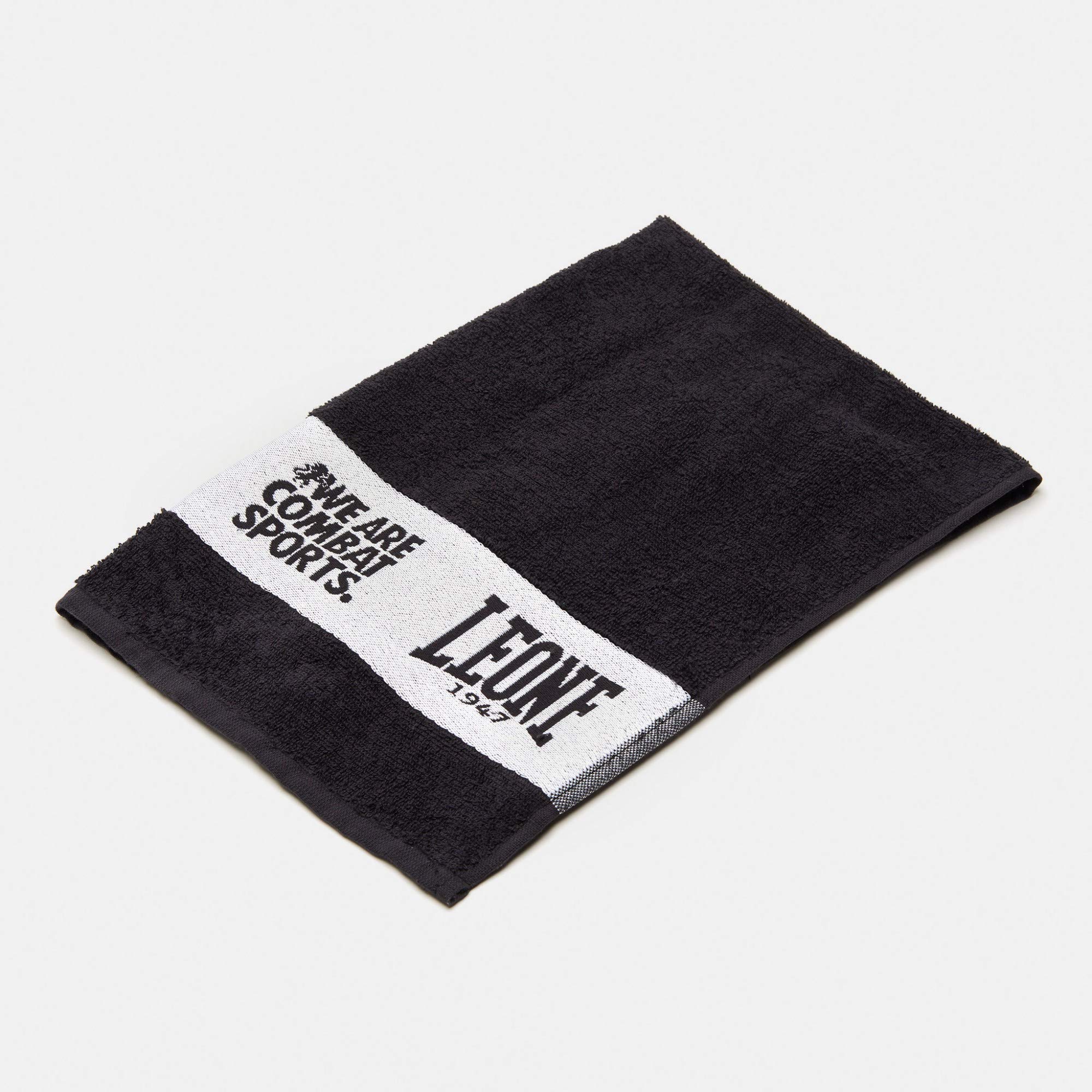 LEONE 1947, Bench towel, Unisex Adult, Black, Taglia Unica, AC915