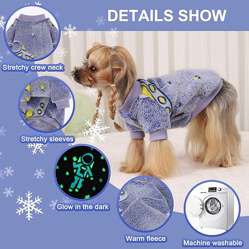 Miniatura 6 de Ropa para perros pequeños, hembras y niños, suéter cálido de invierno para cachorros, para clima frío, camisa para mascotas, ropa para Chihuahua,