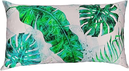Tropical Print Pure Silk Pillowcase