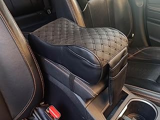 ASSAFCO Leather Car Armrest Cushion Foam Winne-style (black)