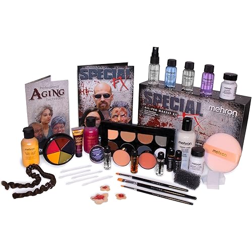Mehron Makeup Special FX All-Pro Makeup Kit | Complete Professional Stage Kit | Special Effects for Theatre, Halloween, & Cosplay