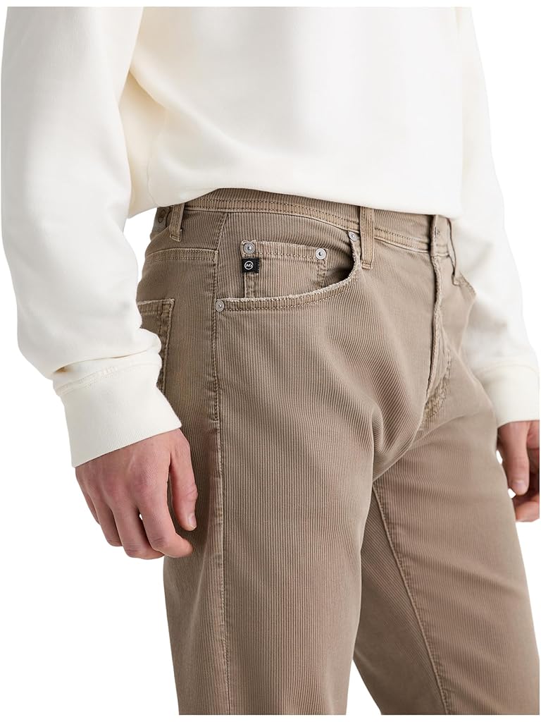 Taupe AG Tellis Modern Slim Corduroy Pants