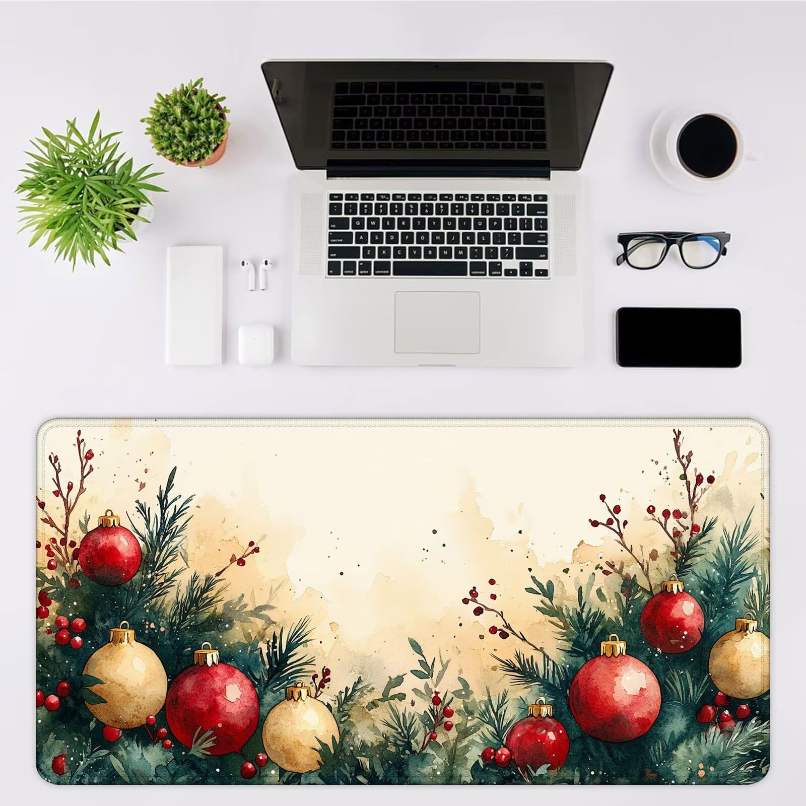 Duża podkładka pod mysz na biurko, 1400 x 600 x 3 mm, gamingowa podkładka pod mysz, antypoślizgowa podstawa, zszyte krawędzie, zwiększona precyzja, mata ochronna na biurko, wodoodporna, prezenty do