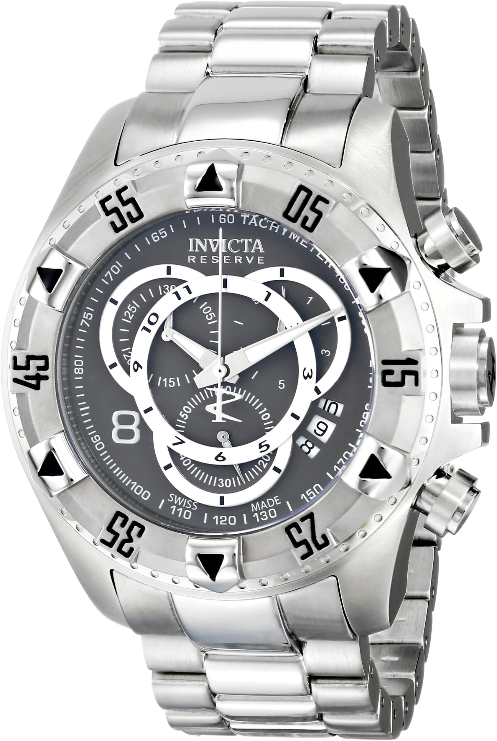 Invicta Reserve Analog Grey Dial Men's Watch - 5524