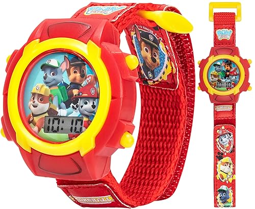Nickelodeon Paw Patrol Kids Digital Watch with LCD Display, Velcro