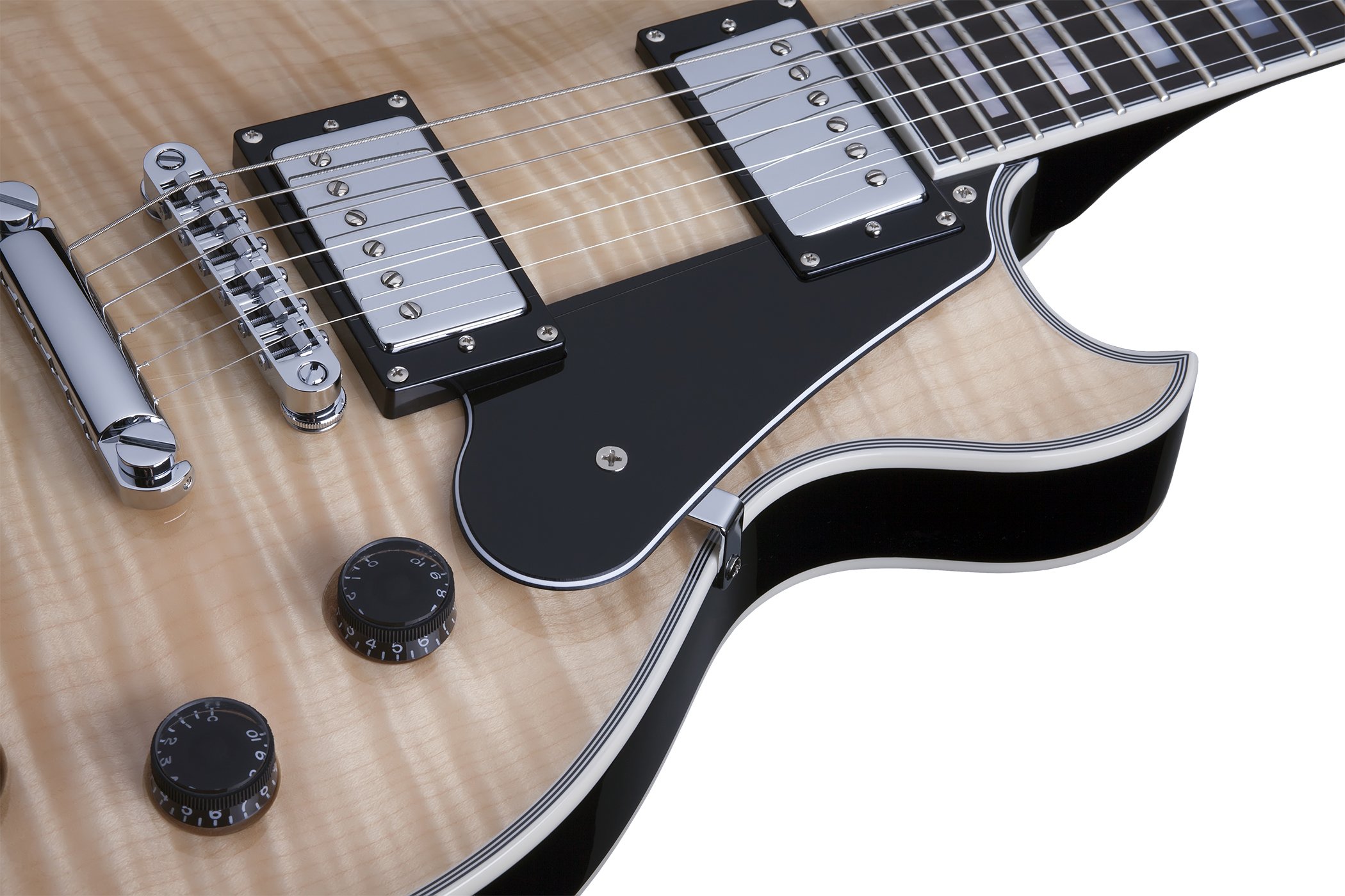 Amazon.com: Schecter Solo II Custom - Gloss Natural : Musical