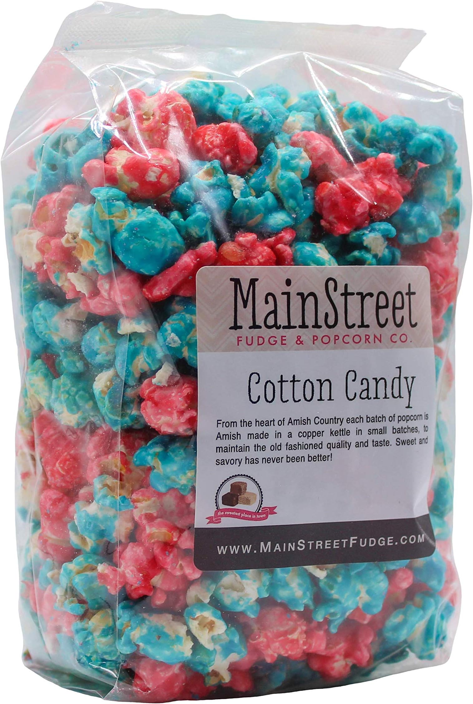Cotton Candy Flavored Popcorn Old Fashioned Goodness 12 Ounce Bag