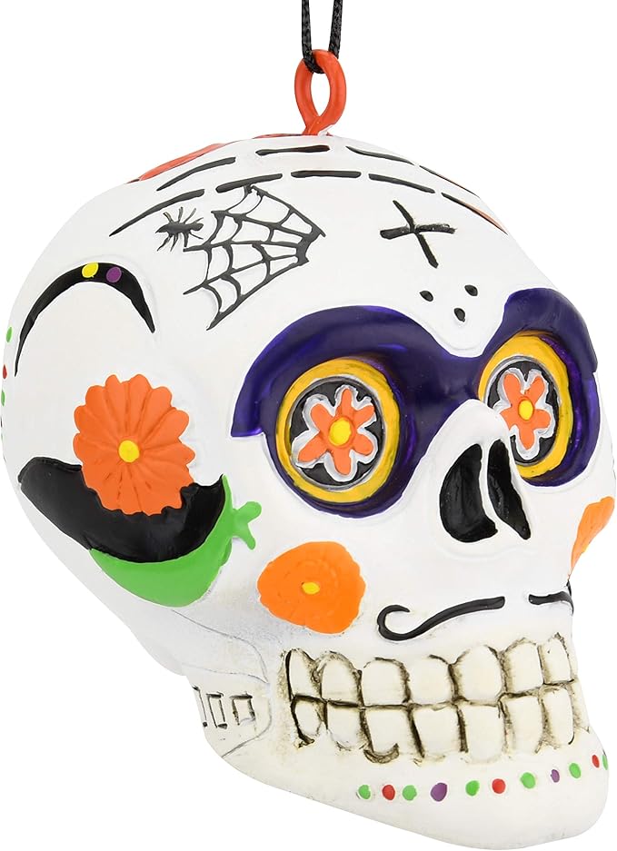 Tree Buddees Day of The Dead Sugar Skull Halloween/Christmas Ornaments