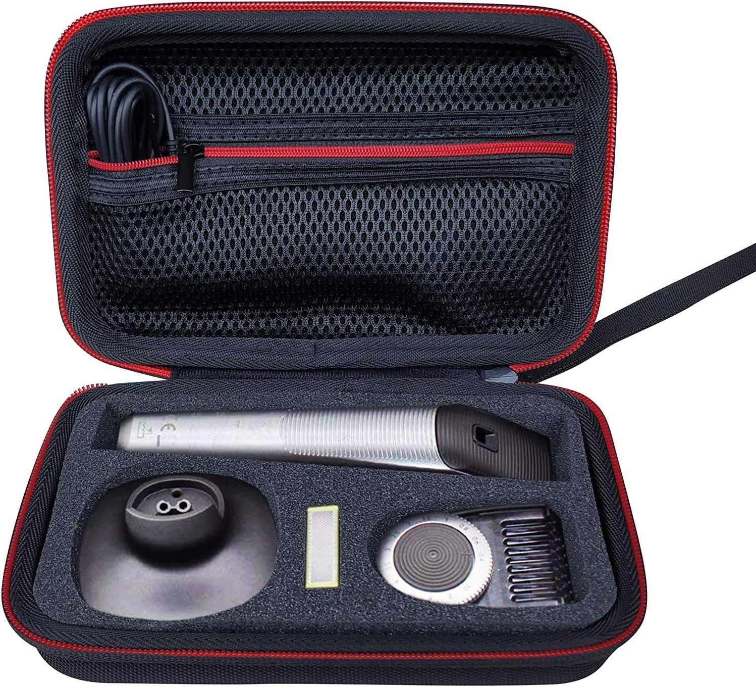 Carrying Storage Travel Bag Cover Hard Case for Philips Oneblade Pro Hybrid Trimmer & Shaver QP6520/30 QP6510/30 by KOKAKO