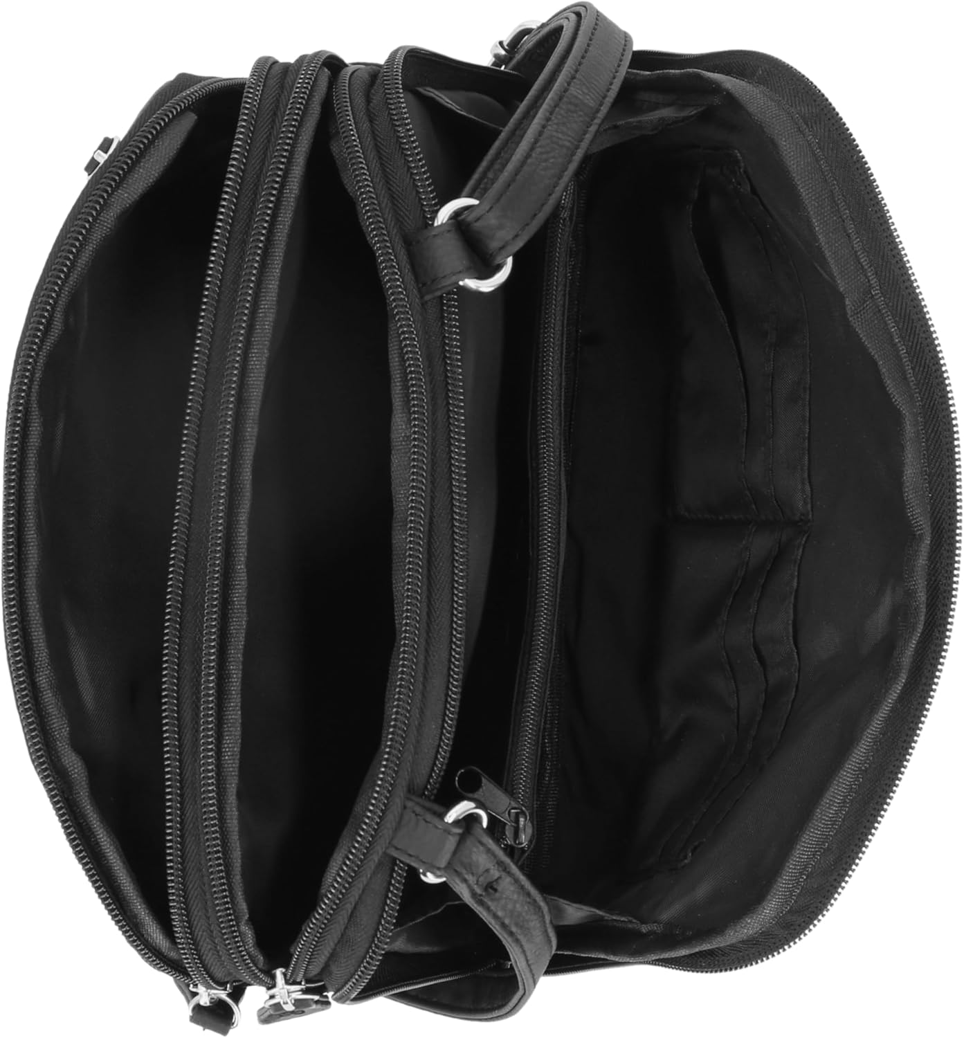 MultiSac Zippy Triple Compartment Crossbody Bag - Image 3