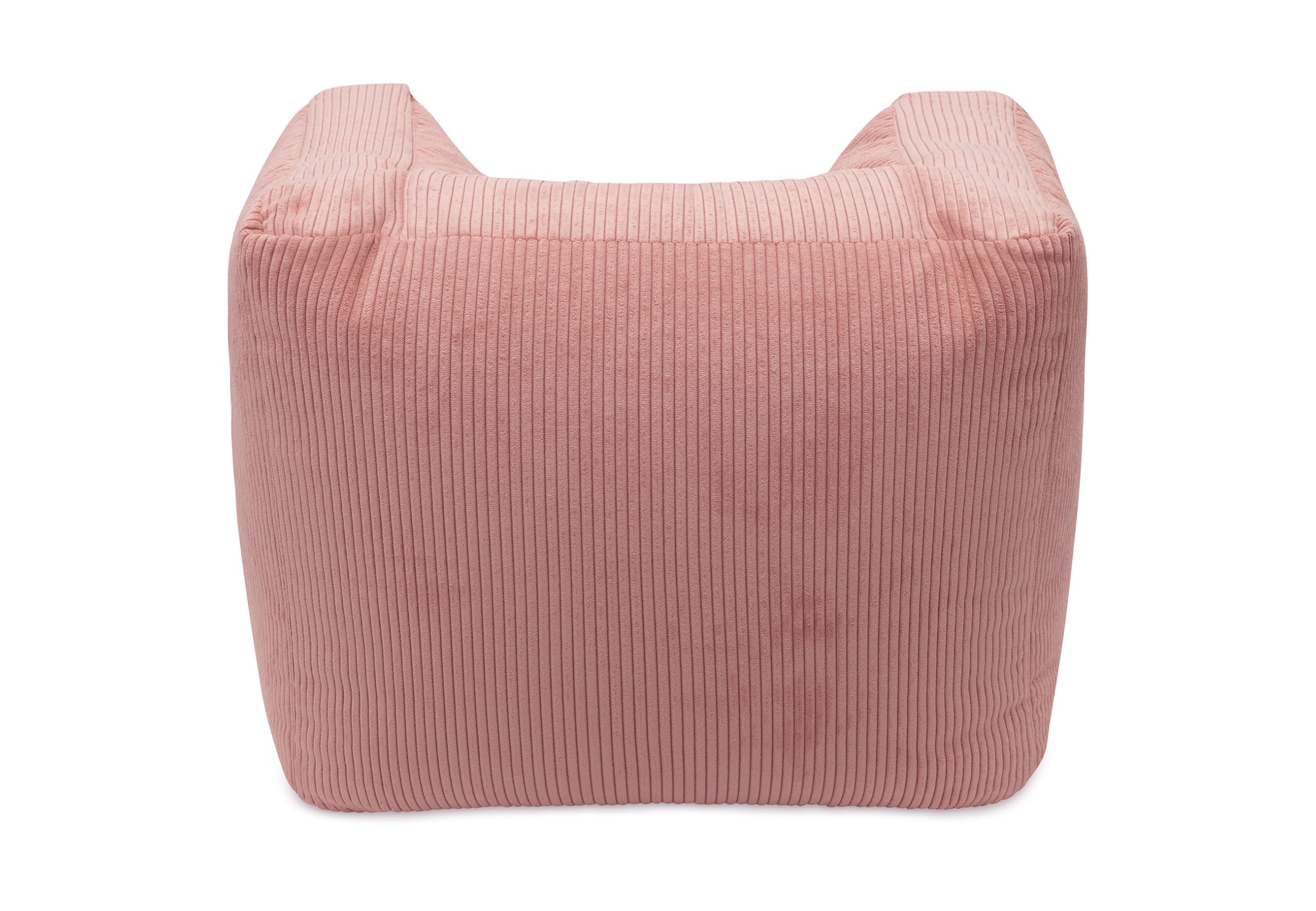 Jollein Fauteuil pour Enfant Corduroy Wild Rose - Fauteuil Doux en Velours côtelé pour Les Tout-Petits - Léger et Confortable - Parfait pour la Chambre d'enfant - Vieux Rose