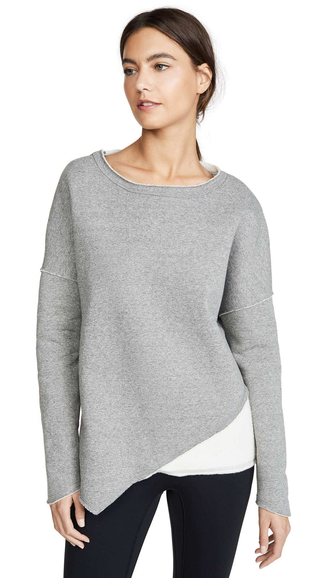 ALALA Women's Exhale Sweatshirt, Heather Grey, XS