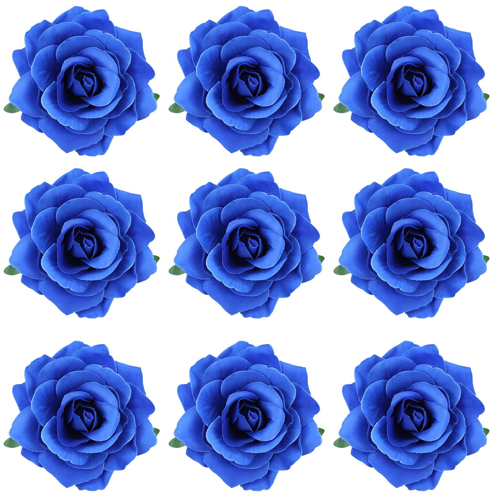 inSowni 16/9/4 Pack Rose Flower Hair Clips Brooch Pins Accessories Barrettes for Women Girls Bride (9PCS S6)