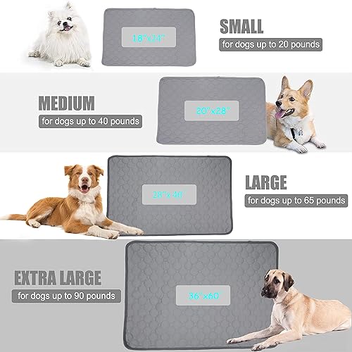 Miniatura 7 de Almohadilla lavable para orina de perro, 18 x 24 pies, impermeable, antideslizante, para perros y gatos, secado rápido, a prueba de fugas