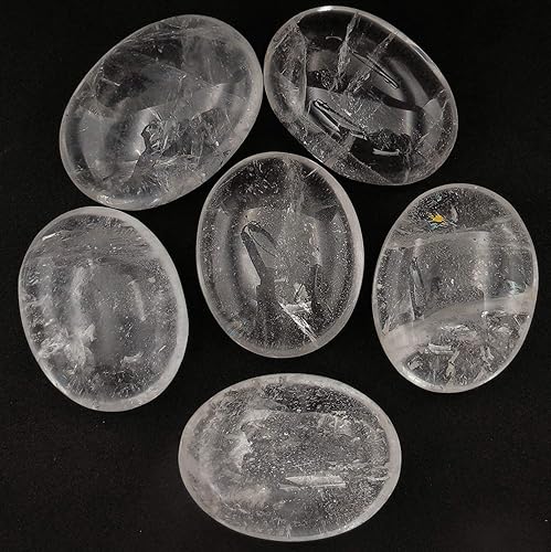 Miniatura 5 de Cristales y piedras curativas  Cristal grande de piedra de palma  Cristal para la buena suerte, energía positiva equilibrada, meditación, rellenos