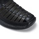 MARDI GRAS Men's Flux Lattice Leather Sandals | Premium Fisherman Style | Adjustable Strap & Cushioned Sole (Olive, UK Footwear Size System, Adult, Men, Numeric, Medium, 5) gallery image