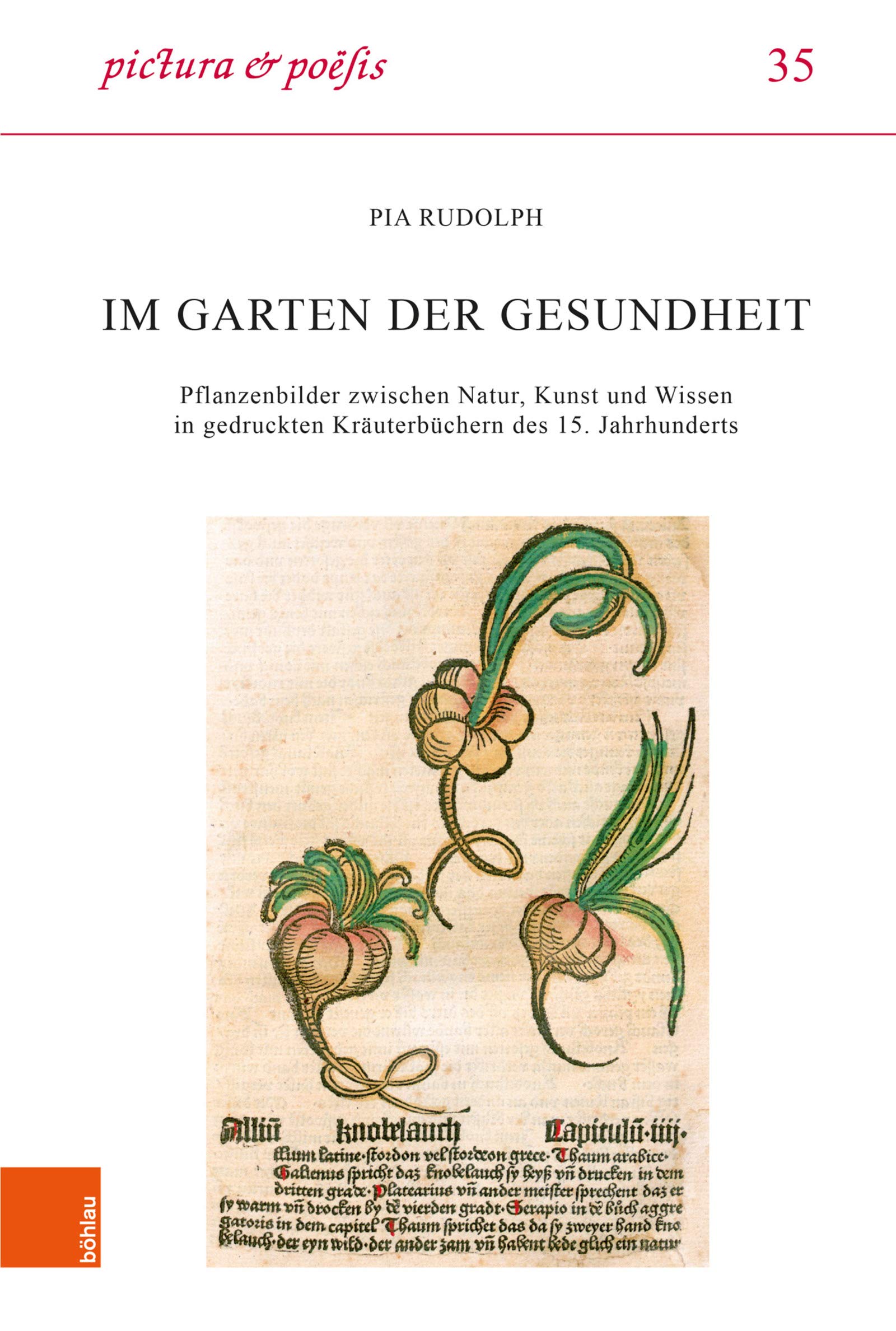 Im Garten der Gesundheit: Pflanzenbilder zwischen Natur, Kunst und Wissen in gedruckten Kräuterbüchern des 15. Jahrhunderts (Pictura et Poesis 35)