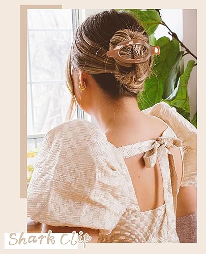 Miniatura 79 de Pinzas para el cabello French Concord, 6 pinzas para el cabello planas deslizantes laterales para volumen, agarre fuerte, agarre antideslizante