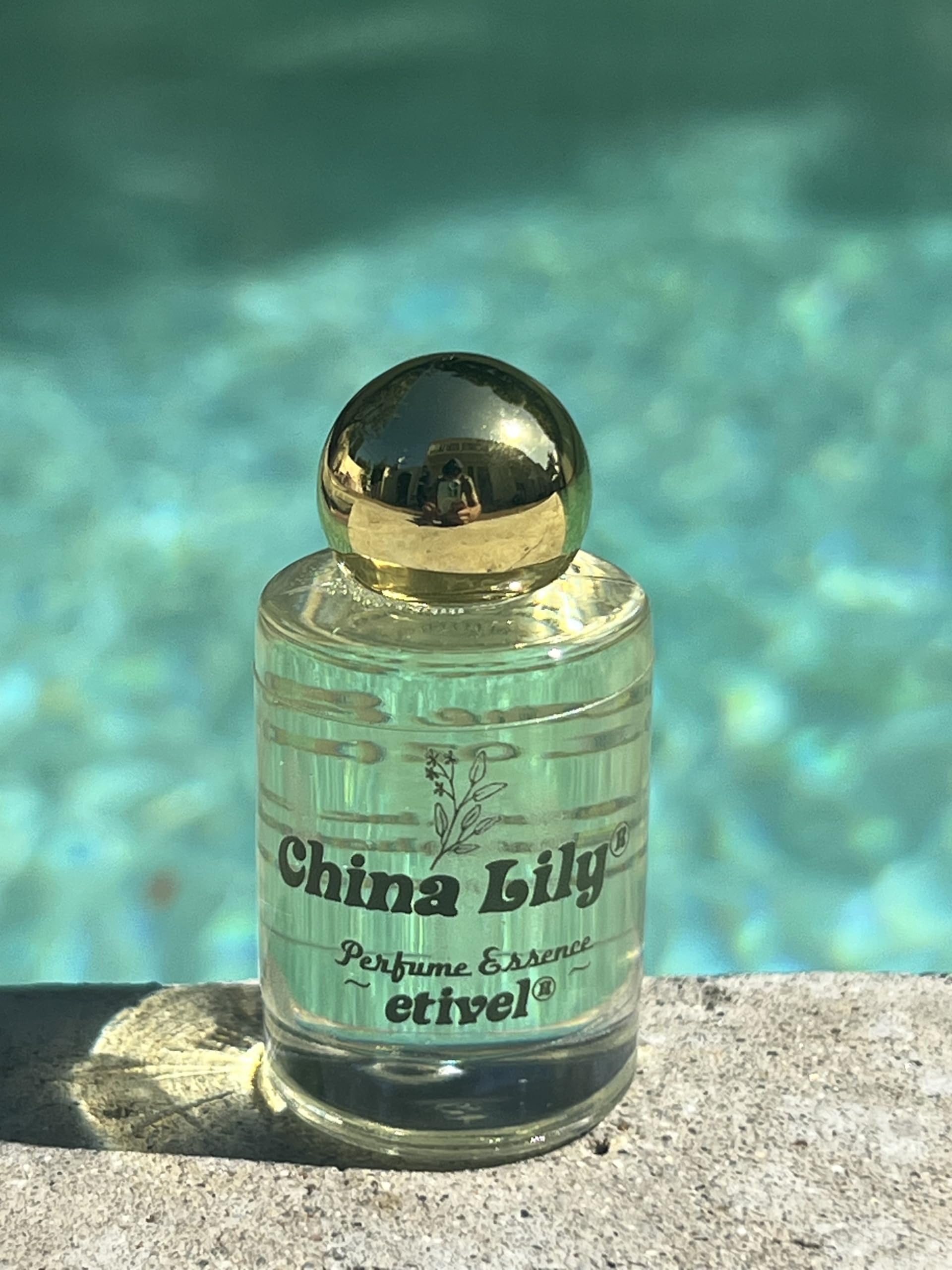Etivel China Lily Perfume Essence China Lily Perfume Oil Alcohol Free Vegan Paraben Free Phthalate Free TSA Ready