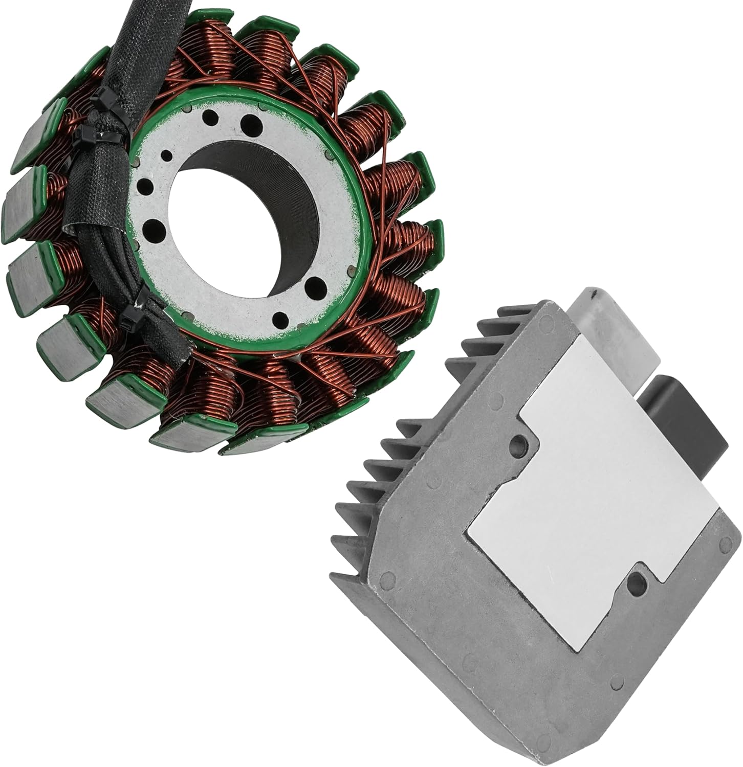 Caltric Stator With Regulator Compatible With Can Am Maverick Trail 1000 800 2018-2022 / Maverick X3 Turbo 2018 / Maverick X3 900 HO 2018