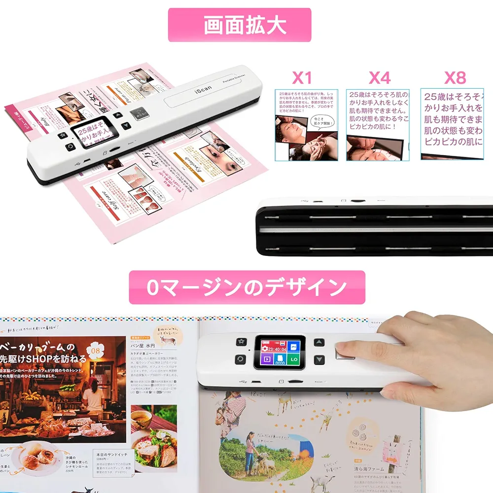 ハンディスキャナー OCR搭載 Wi-Fi 自動保存 1050dpi SDカード 71aWyOpi75L._UF1000,