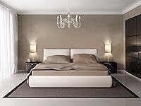 Vista 4 de AVV Juego de dos apliques de pared, lámpara de pared enchufable con interruptor de encendido/apagado, 2700K 4000K 5000K seleccionables, luces