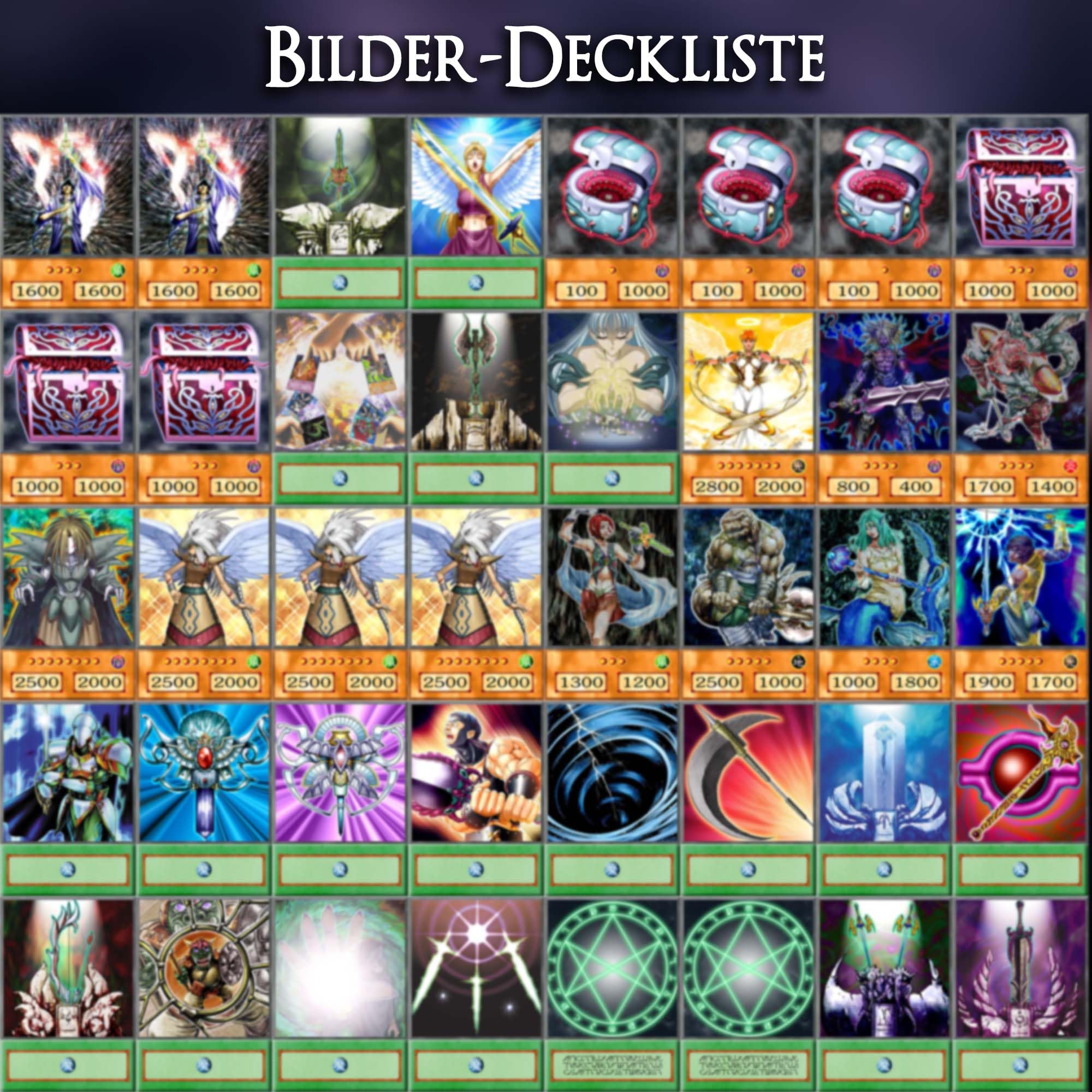 RAF. Yugioh Orica Anime Style 40 cards deck #040 Toys & Games